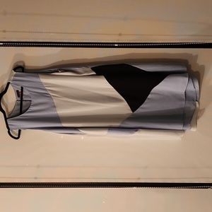 Vince Camuto dress, light blues with black size xl